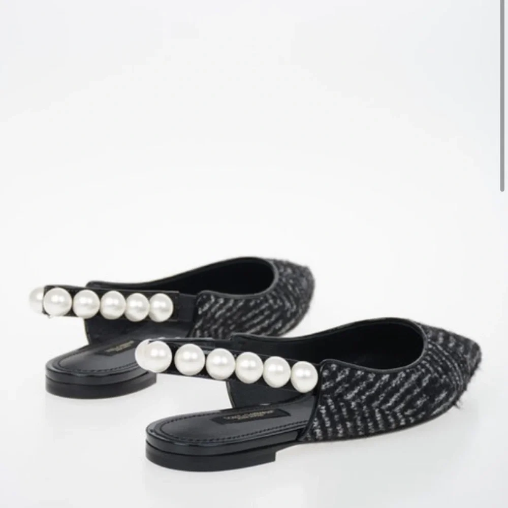 Dolce and Gabbana Tweed flats - Picture 3 of 7